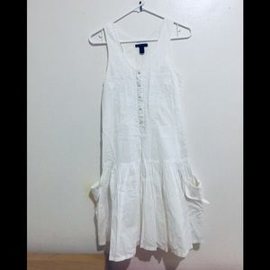 Mang go white cute dress